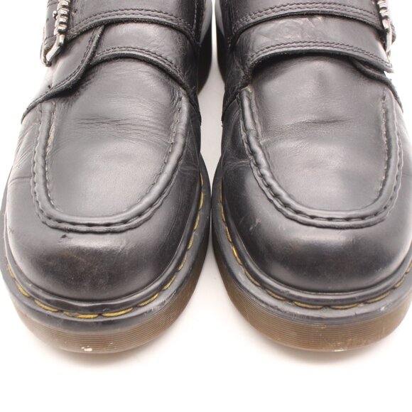 Dr. Doc Martens 8690 Men's Size UK 11 Black Leather Made In England Monk Strap - Picture 12 of 12